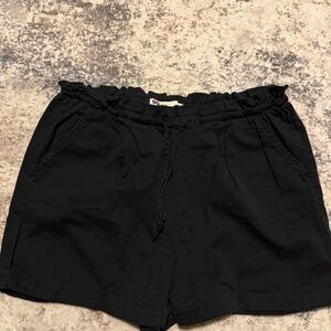 SO Women's High Waist Black Shorts